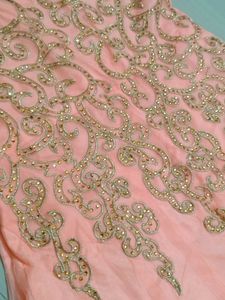 Peach Anarkali Dress
