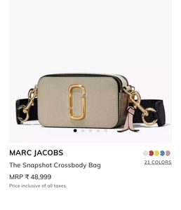 Marc Jacobs Snaptshot Dtm Crossbody Bag