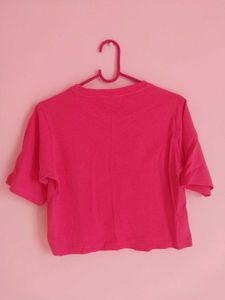 Pink Casual T-Shirt