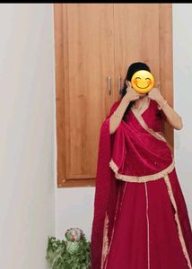 Red Lehenga Choli Set