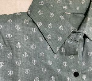 Printed Bow Tie Shirt