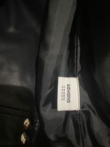 Black Faux Leather Jacket