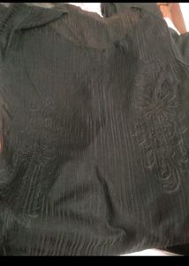 Z Black Floral Saree