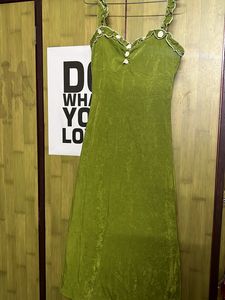 Cute Greenish Dress For Women