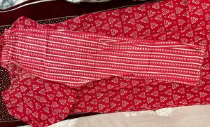 Cotton Pant And Kurti Set