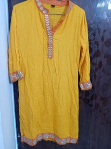 Elegant Yellow Sharara Set