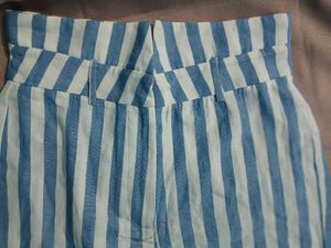 Pinterest Inspied Strip High Waist Pants