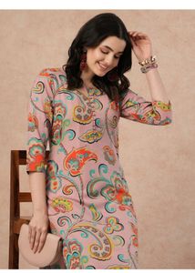 Floral Print Kurta Set