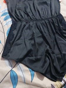 Patchwork Sleep Jumpsuit