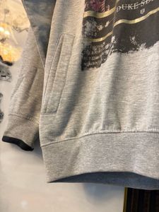 grey Coloured Hoodie