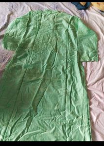 Elegant Green Embroidered Kurti