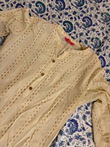 Elegant Beige Kurta