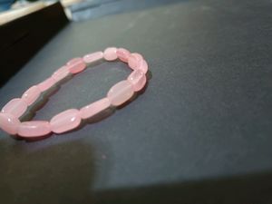 Baby Pink Crystal Handmade Bracelet