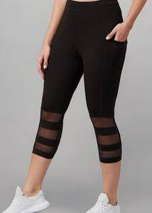 BLINKIN Women&#39;s Slim Fit Polyester Capri Pants