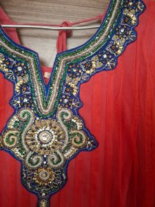 Beautiful Anarkali Dress For Heavy look