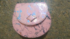 Shineable Round Shape Handbag