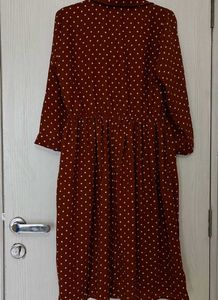Midi Rust Colour Dress
