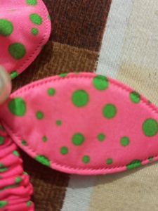 Bobby Printed Rubber Bands 🎀 With Studded Pearl