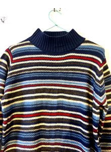 Striped Knit Sweater