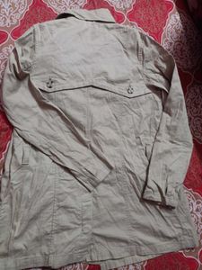 Beige Trench Coat / Overcoat