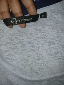 Semi Transparent Light Blue Top