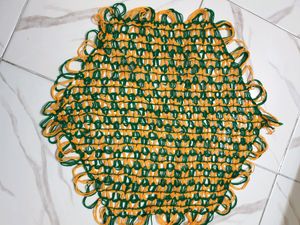 Handmade Woollen Teapoy Mat
