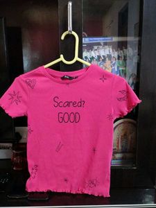 Cute Pink Graphic Tee