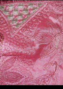 Pure Silk Sareee With Aari Work All Over Handmade