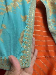 Ethnic fusion gown
