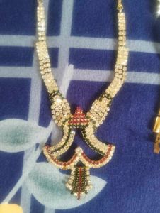 Gold Tone Necklace &amp; Bracelet Set