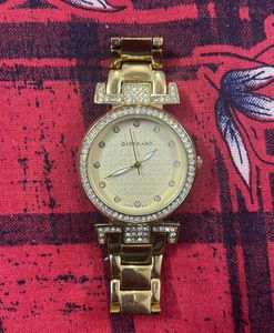 Giordano Gold Crystal A2057-33 Watch