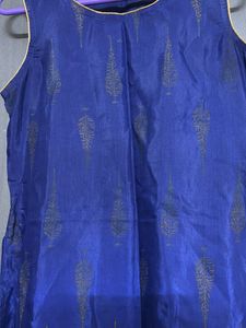 Blue Printed Kurta