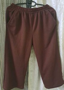 Brown Casual Lower Pants
