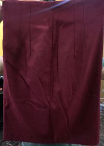 Burgundy Pencil Skirt