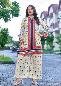 Elegant Floral Kurta Palazzo Set