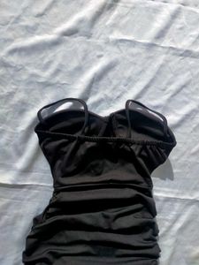 Black corset Mini Dress