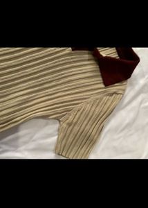 Vintage Pleated Polo Top