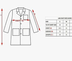 Unisex Laboratory Coat Or Lab Coat White