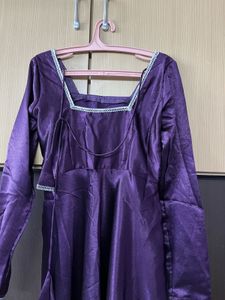 Elegant Purple Ethnic Gown(never worn)