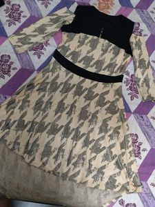 Patterned Casual Dress