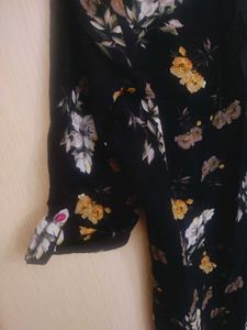 Floral Print Tunic Top