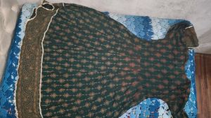 Elegant Green Embroidered Kurta Dress