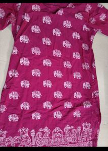 Elephant Print Kurta for women