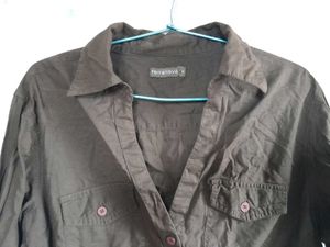Brown Long Sleeve Shirt
