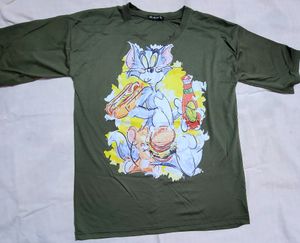 TOM&amp;JERRY PRINT T-SHIRT