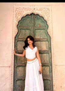 White Beachy Skirt 💗