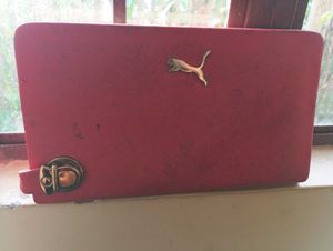 Red Zip Around Wallet