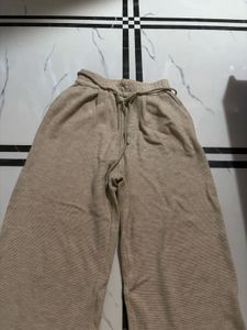 woolen Wide Leg Lounge Pants