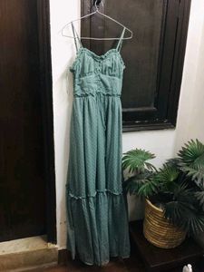 Elegant Green Maxi Dress – Flowy And Feminine