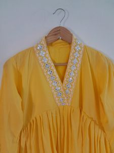 Aliya Cut Kurta Set (Women)